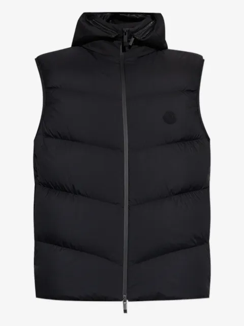 Moncler hooded quilted gilet