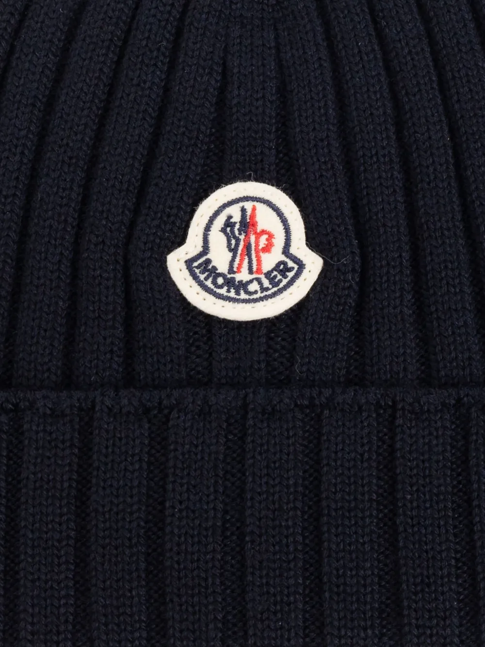 Moncler Enfant ribbed wool beanie 742