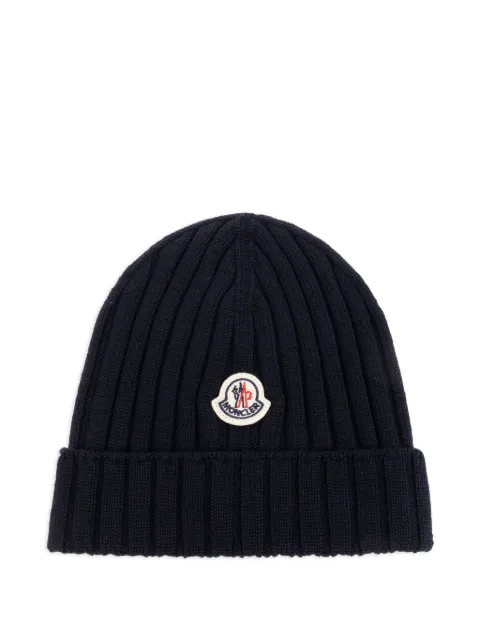 Moncler Enfant Gerippte Mütze