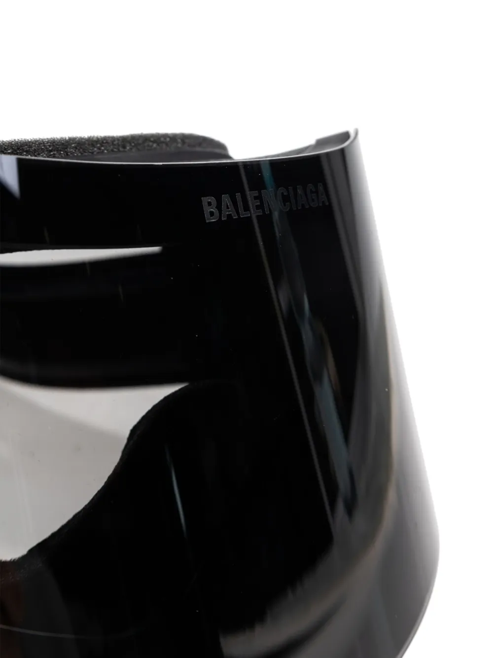Balenciaga Eyewear logo-detail ski goggles Zwart