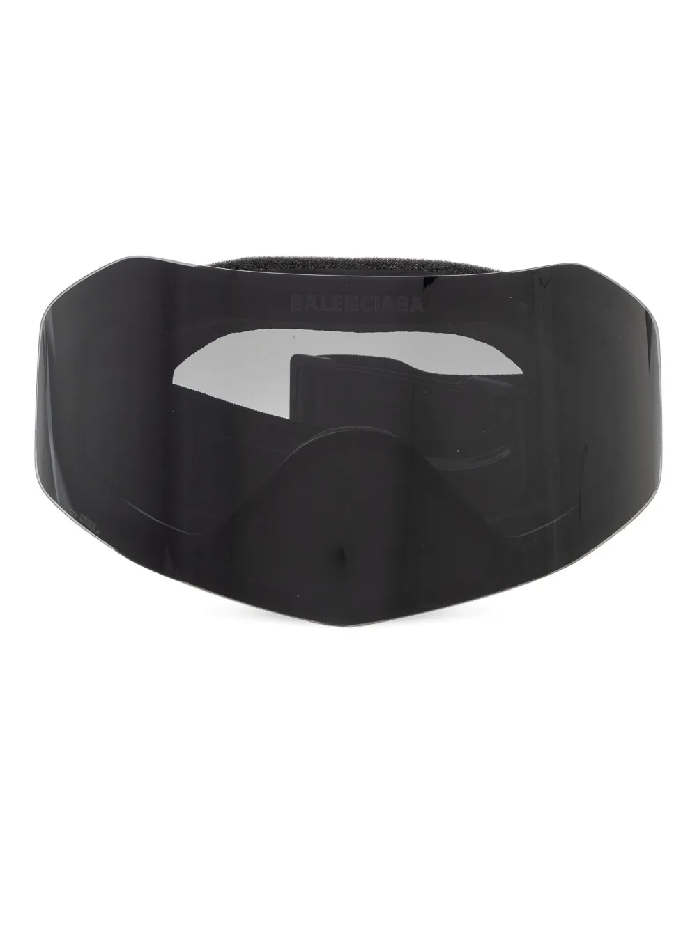 Balenciaga Eyewear logo-detail ski goggles Zwart