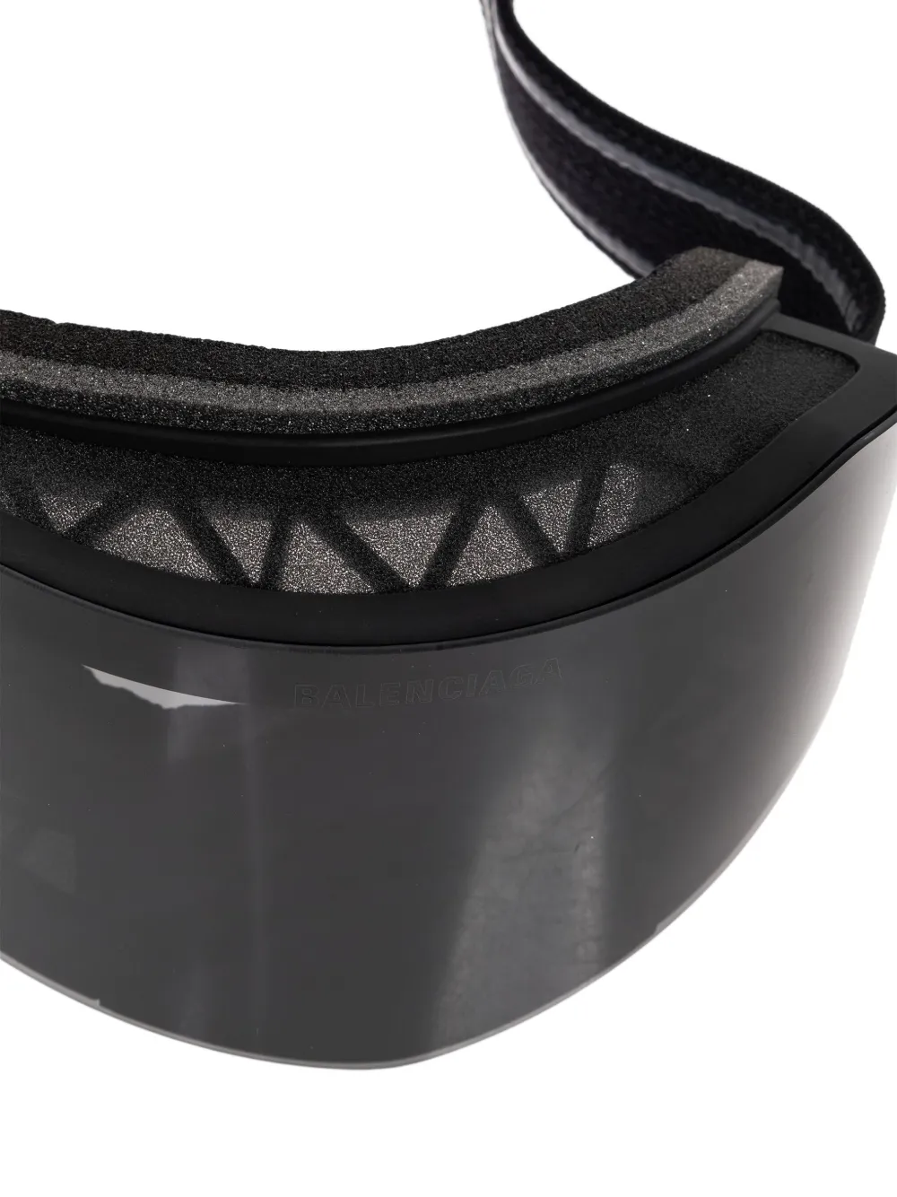 Balenciaga Eyewear logo-detail ski goggles Zwart