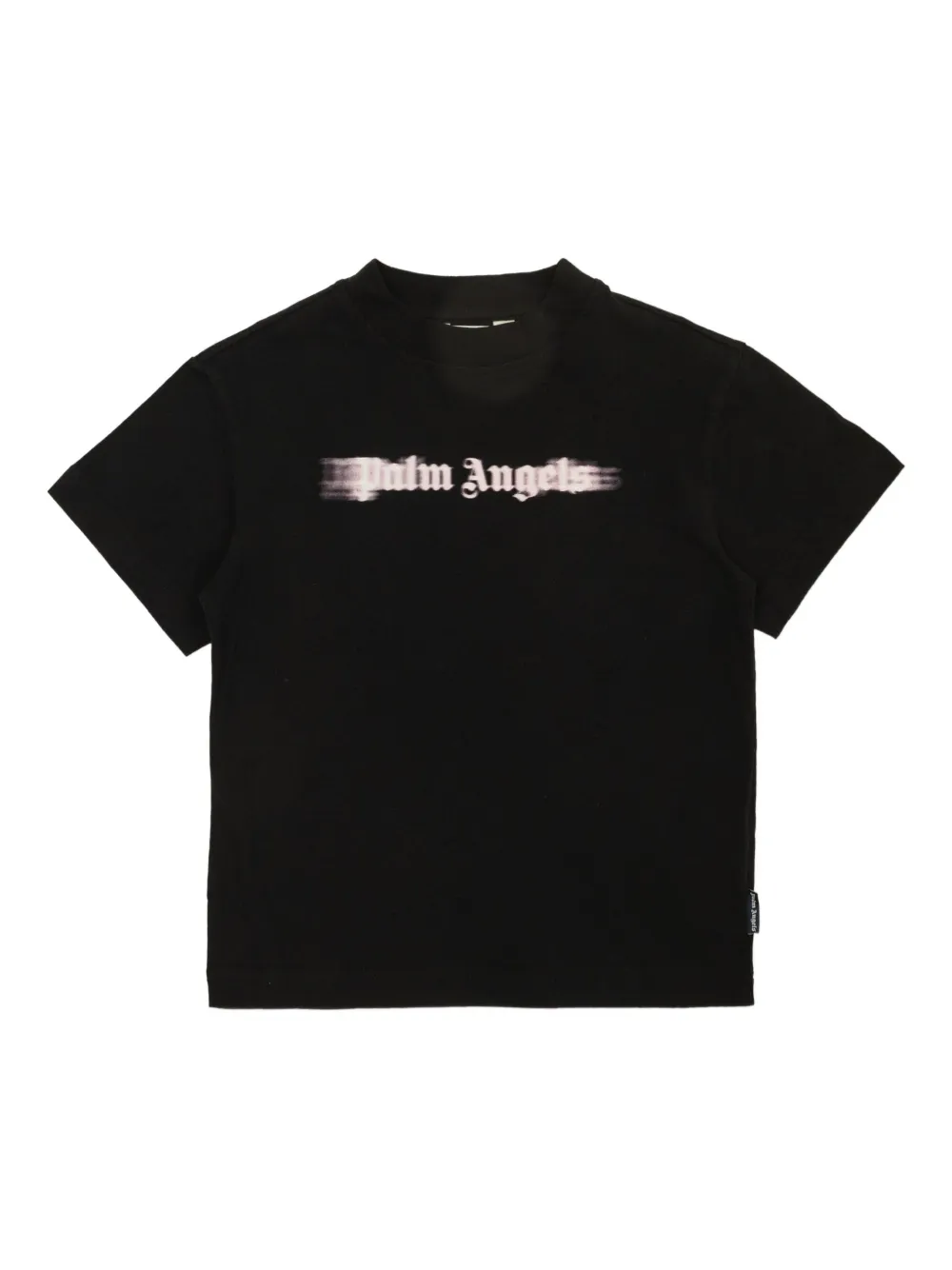 Palm Angels Kids T-shirt met logoprint Zwart