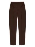 Moncler logo-patch trousers - Brown