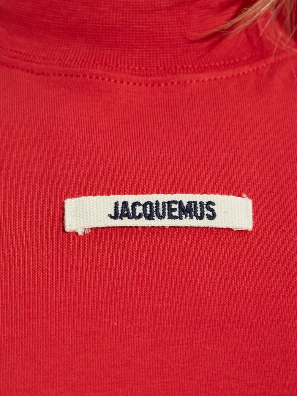 Jacquemus T-shirt met logo Rood