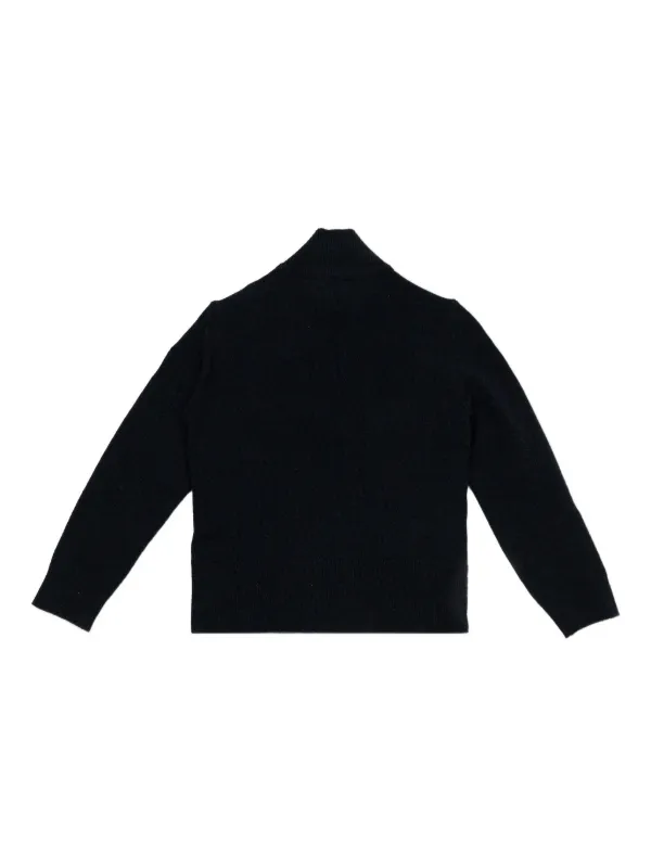 Moncler Enfant Cardigan Com Recorte Matelassê | Azul | FARFETCH BR