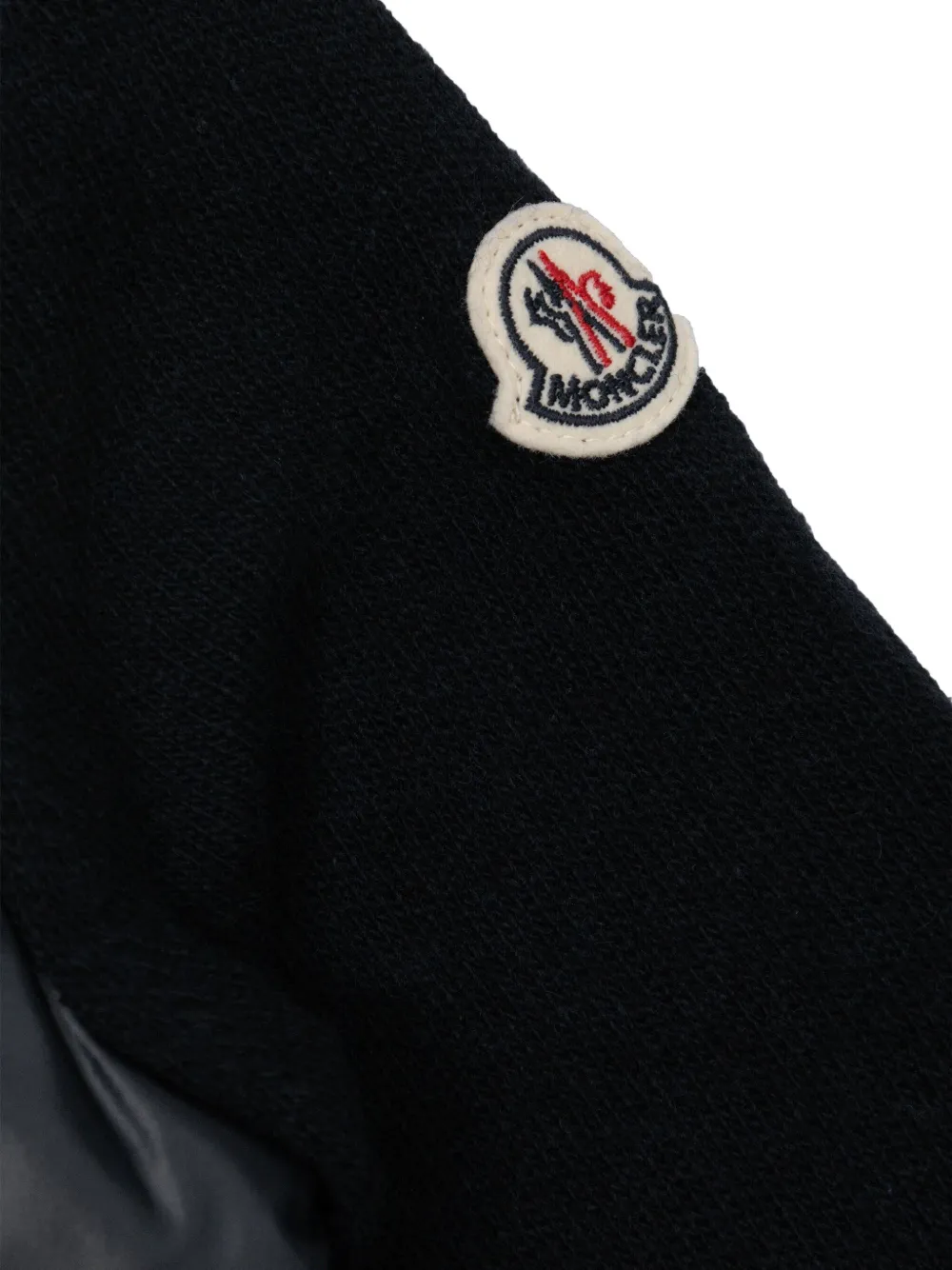 Moncler Enfant Gewatteerd vest met vlakken Blauw