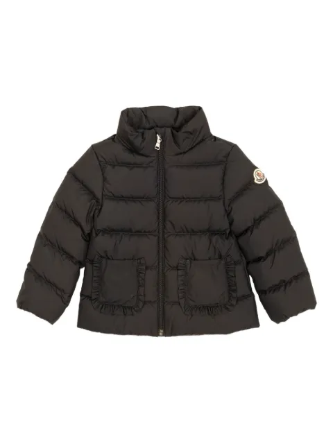 Moncler Enfant Onica ruffled quilted jacket