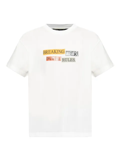 Palm Angels breaking news graphic t-shirt