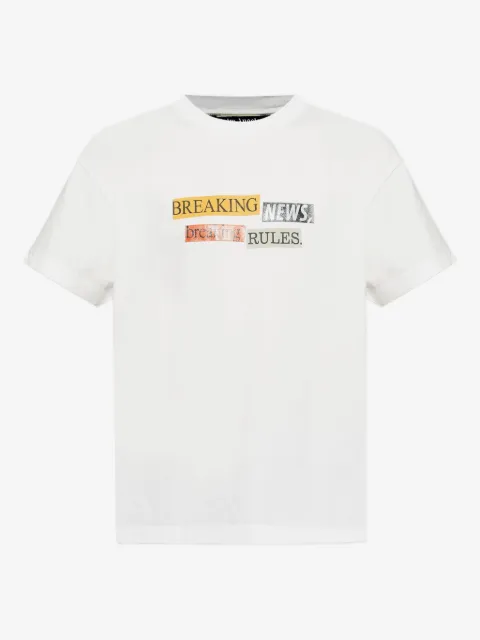 Palm Angels breaking news graphic t-shirt