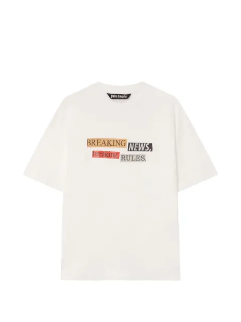Palm Angels breaking news graphic t-shirt