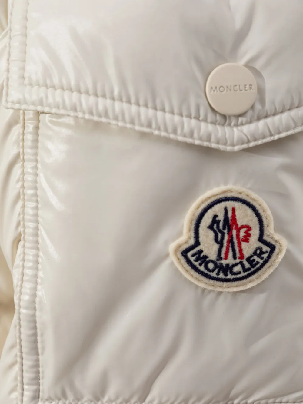 Moncler Petra donsjack Beige