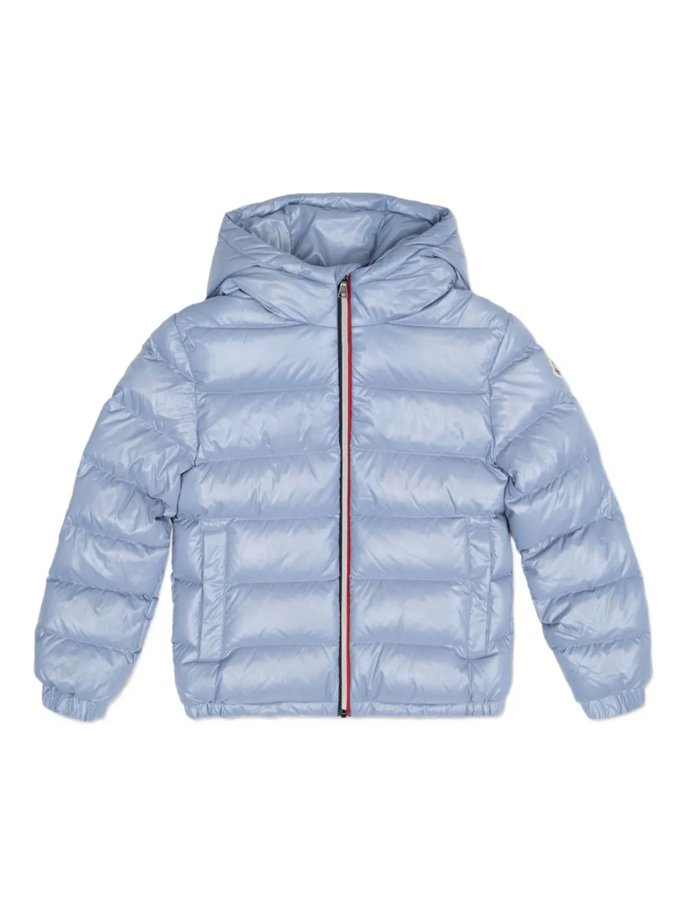 Moncler Enfant Donsjack met capuchon Blauw