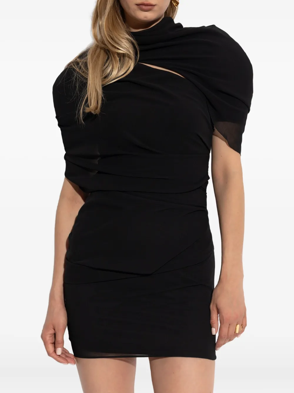 Jacquemus La Castagna mini-jurk Zwart