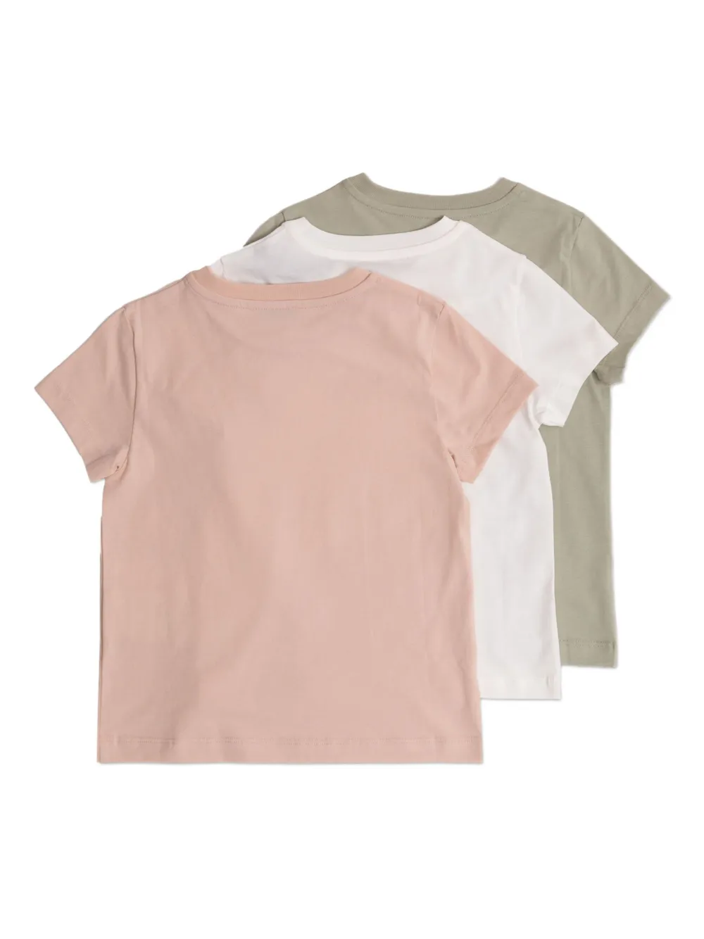 Moncler Enfant logo-patch cotton T-shirt (pack of three) | Girls T-Shirts | Image 2