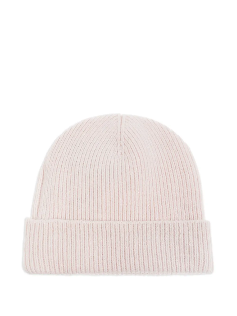 Palm Angels Kids logo-embroidered ribbed beanie Roze
