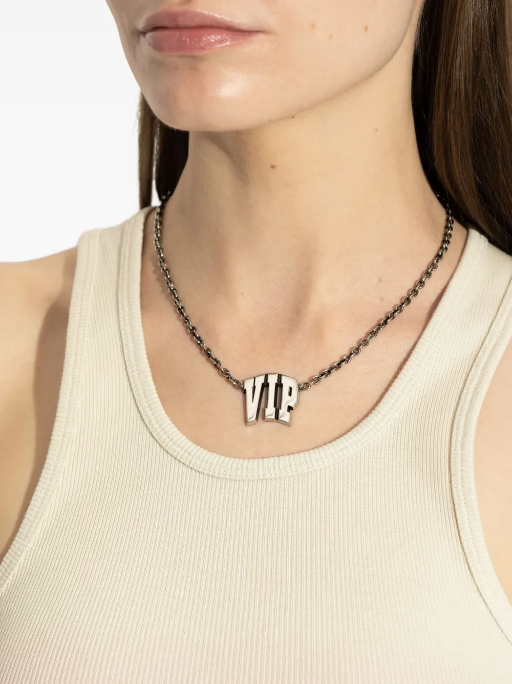 Balenciaga VIP brass necklace | Women | Image 2