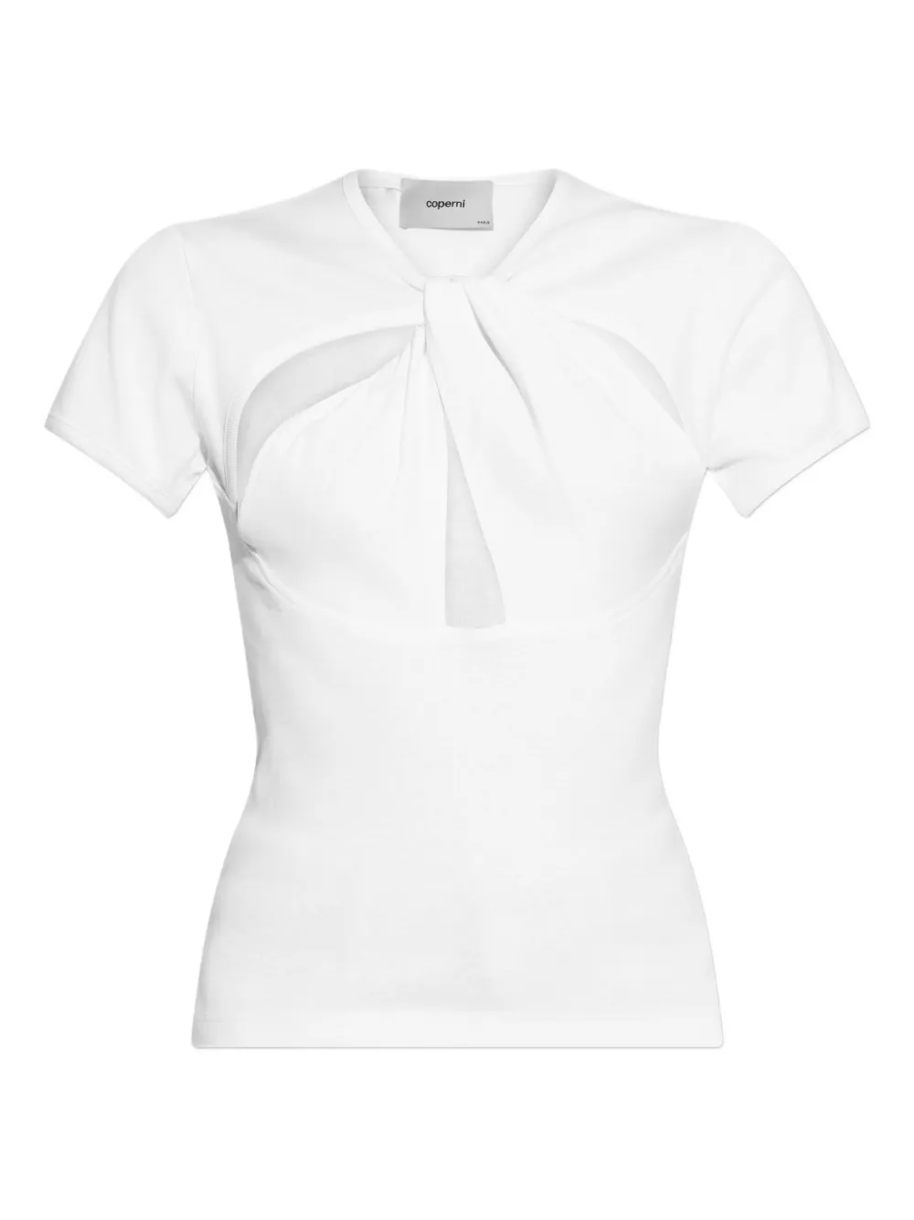Coperni Twist-detail Short-sleeve Top