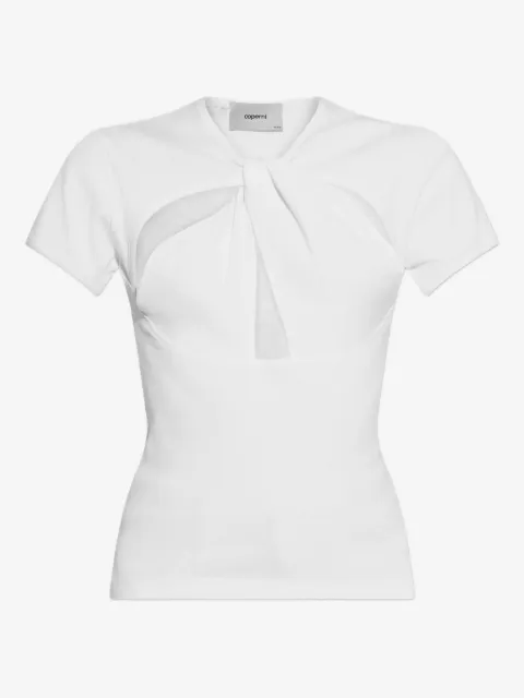 Coperni twist-detail short-sleeve top