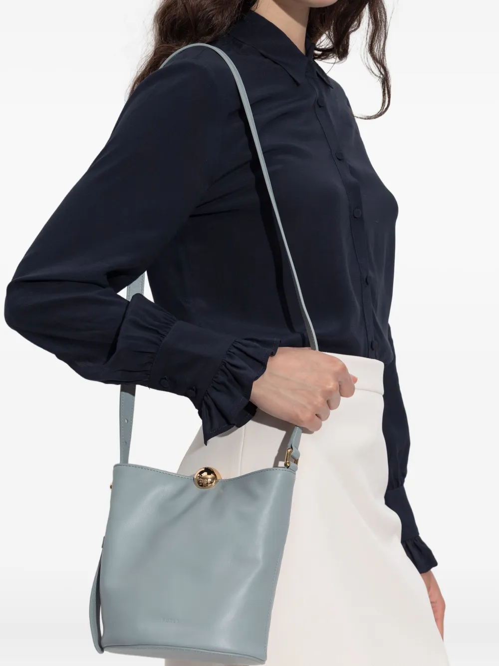 Furla mini Soft Sfera shoulder bag Blauw