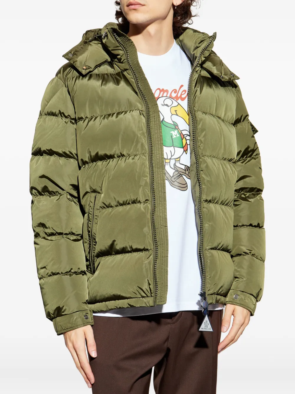 Moncler Maya donsjack Groen