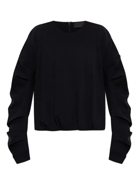 Moncler sudadera con puños fruncidos