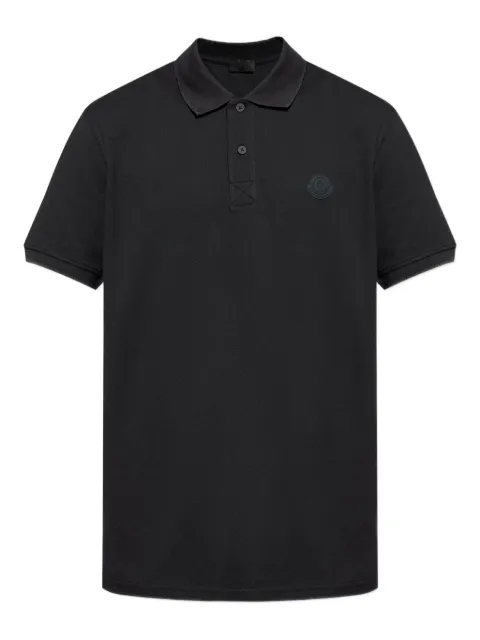 Moncler logo-patch polo shirt
