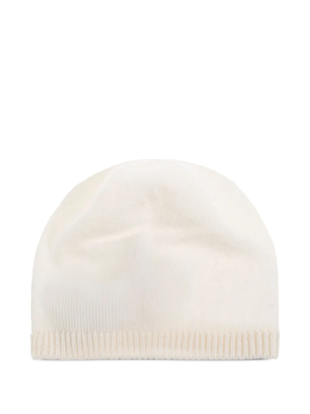 Moncler Enfant Kasjmier hoed met logopatch Wit