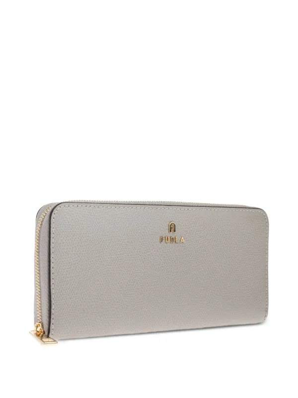 Furla zip-around Leather Wallet Grey FARFETCH ID