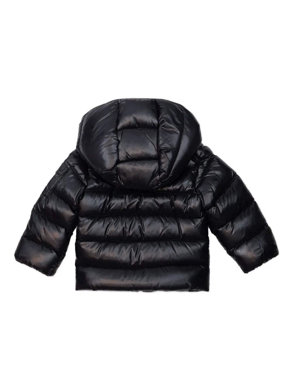 Moncler Enfant Maya gewatteerd jack met capuchon Blauw