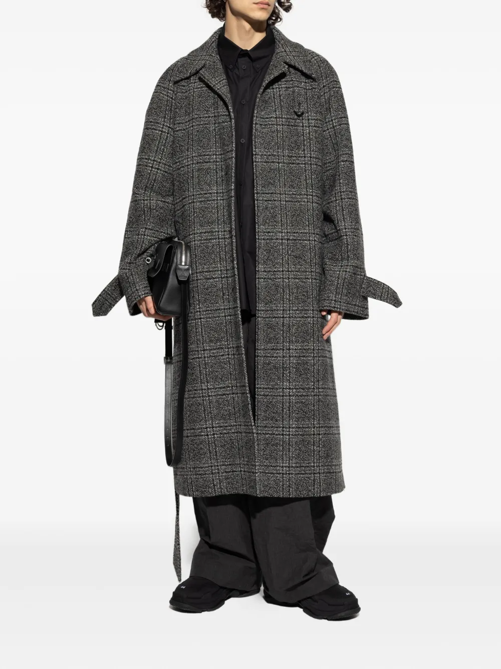Balenciaga checked belted coat | Double Breasted Coats | Image 2