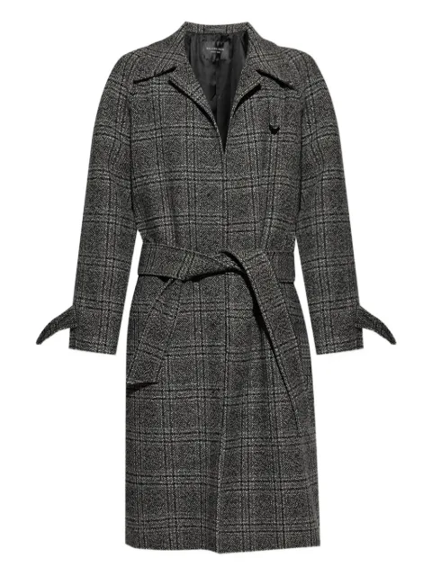 Balenciaga チェック ベルテッドコート