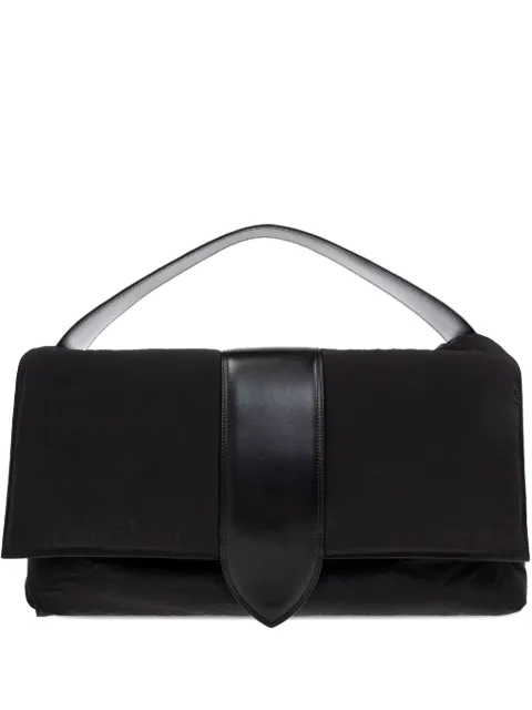 Jacquemus leather-trimmed padded tote bag