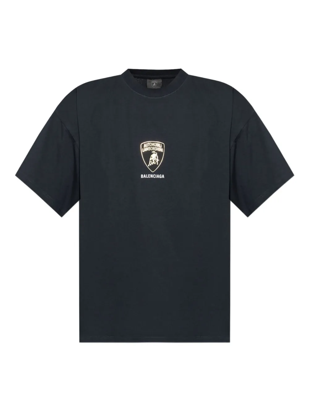 Balenciaga x Automobili Lamborghini T-shirt met logoprint Zwart