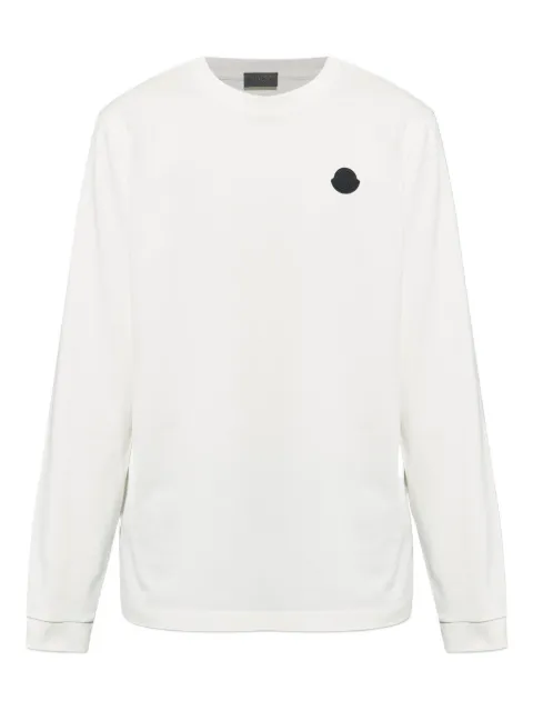 Moncler logo-patch long-sleeve T-shirt