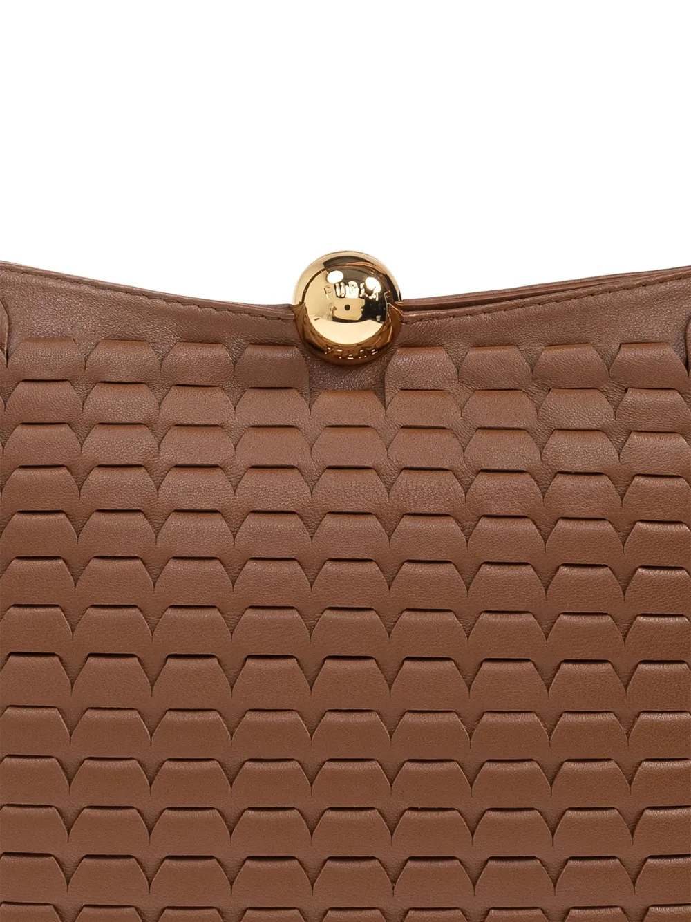 Furla medium Sfera leather tote bag Bruin