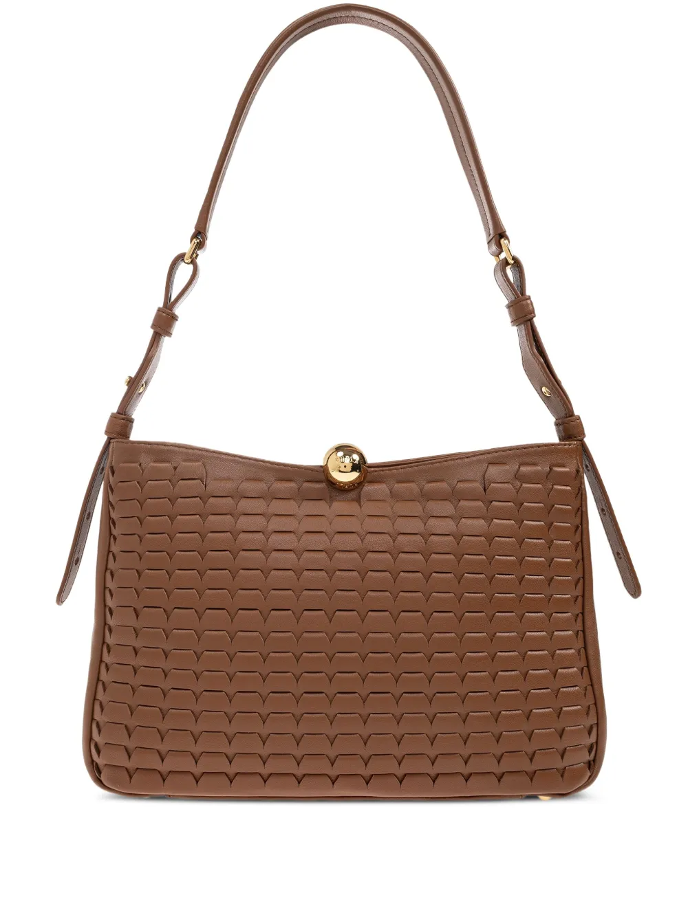 Furla medium Sfera leather tote bag Bruin