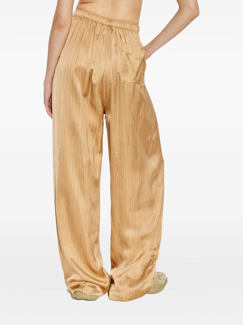 Balenciaga Gestreepte broek Beige