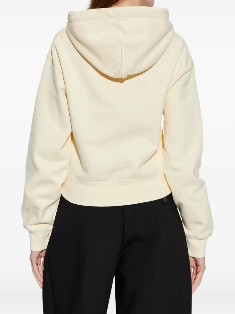 Jacquemus Hoodie met logopatch Beige