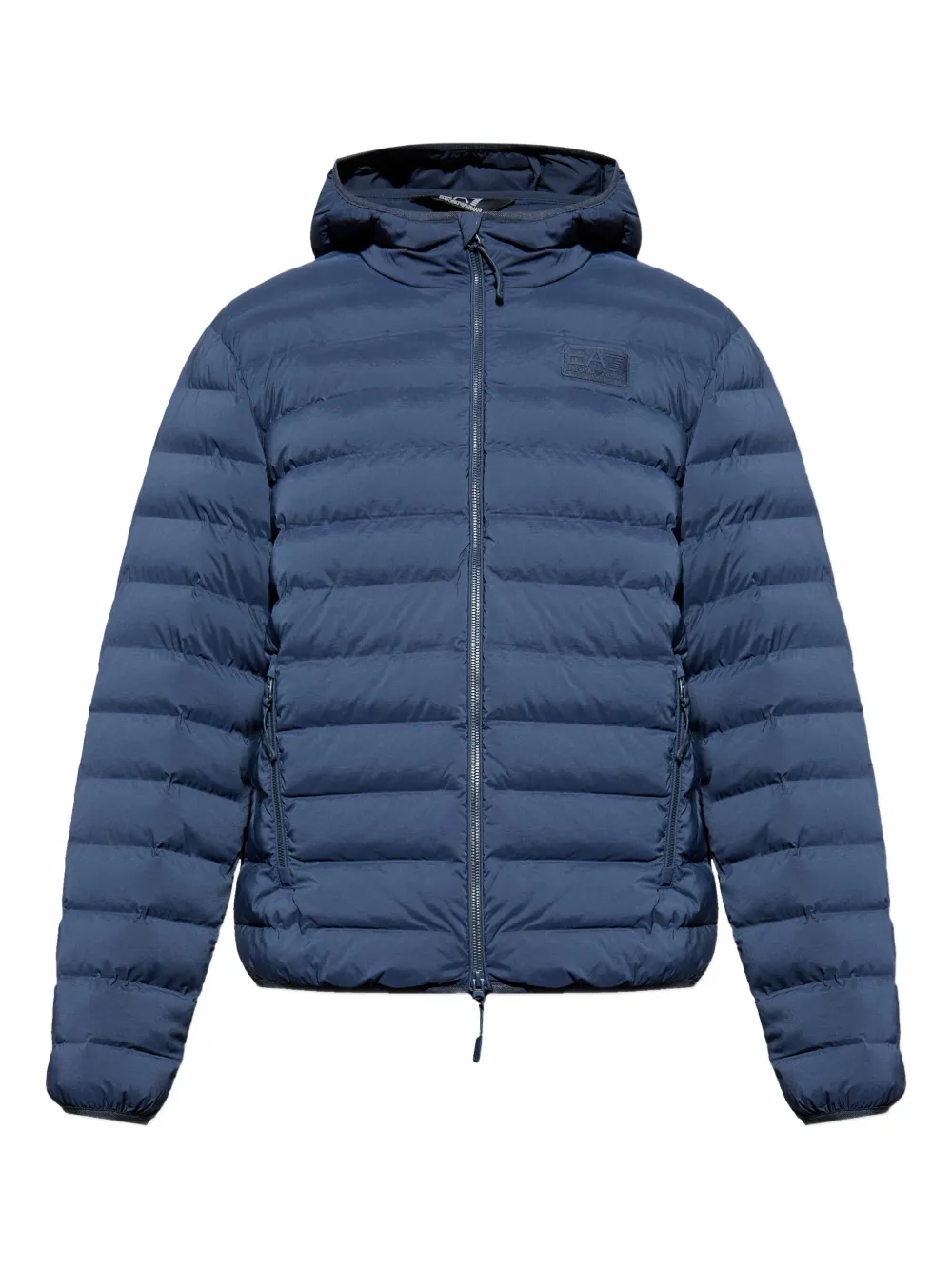 Ea7 Emporio Armani Gevoerd jack met capuchon Blauw