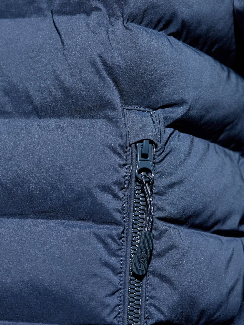Ea7 Emporio Armani Gevoerd jack met capuchon Blauw