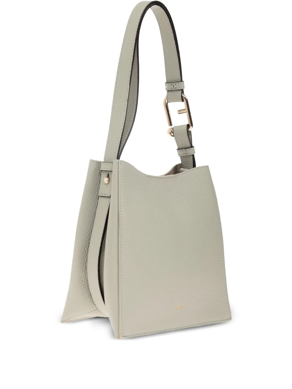 Furla mini Nuvola leather tote bag - Verde