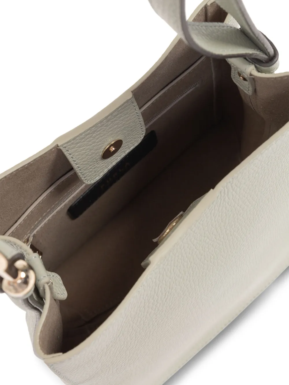 Furla mini Nuvola leather tote bag Groen