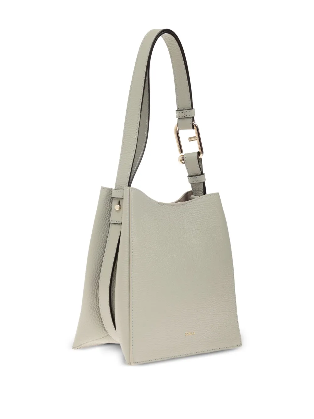 Furla mini Nuvola leather tote bag Groen