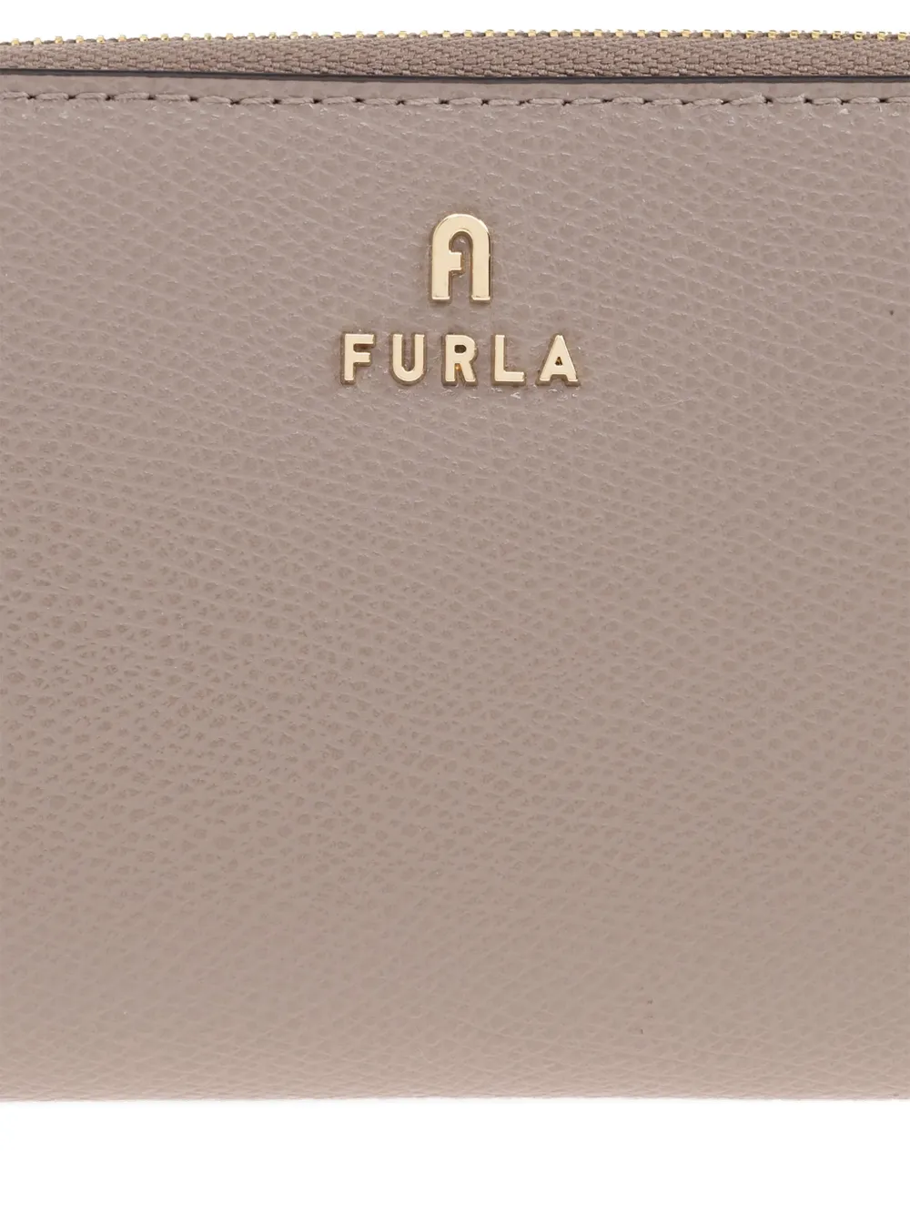 Furla Leren portemonnee Beige