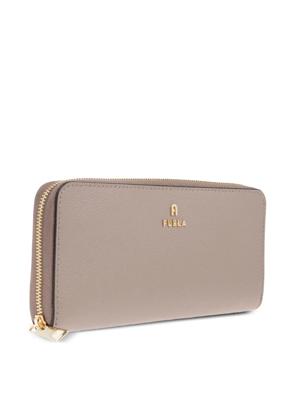 Furla Leren portemonnee Beige