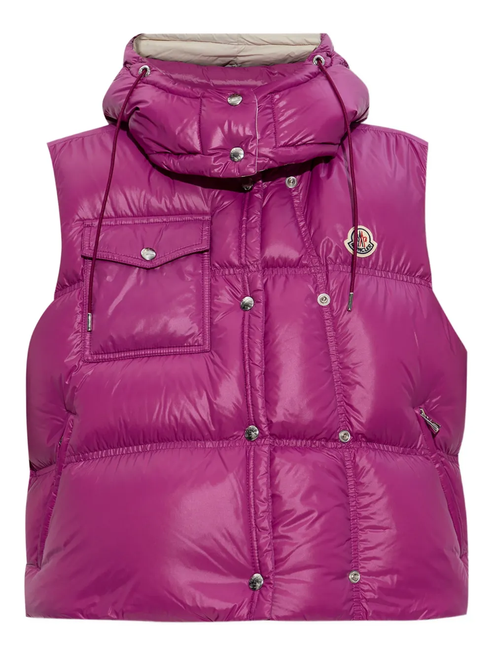 Moncler Pario bodywarmer Roze