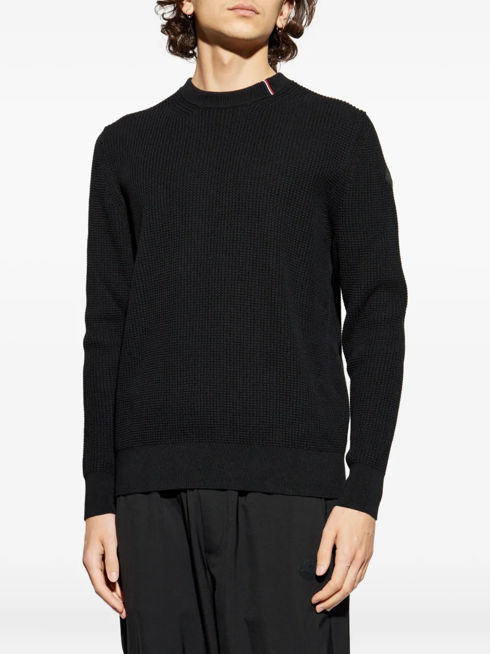 Moncler Trui met ronde hals Zwart