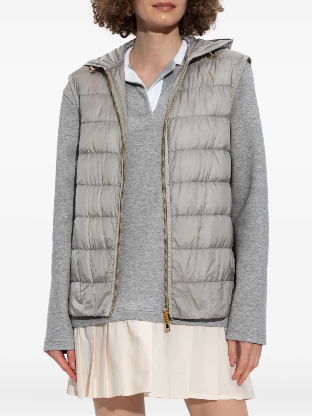 Moncler Jack met afneembaar vlak Grijs