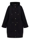 Moncler detachable-lining parka coat - Black